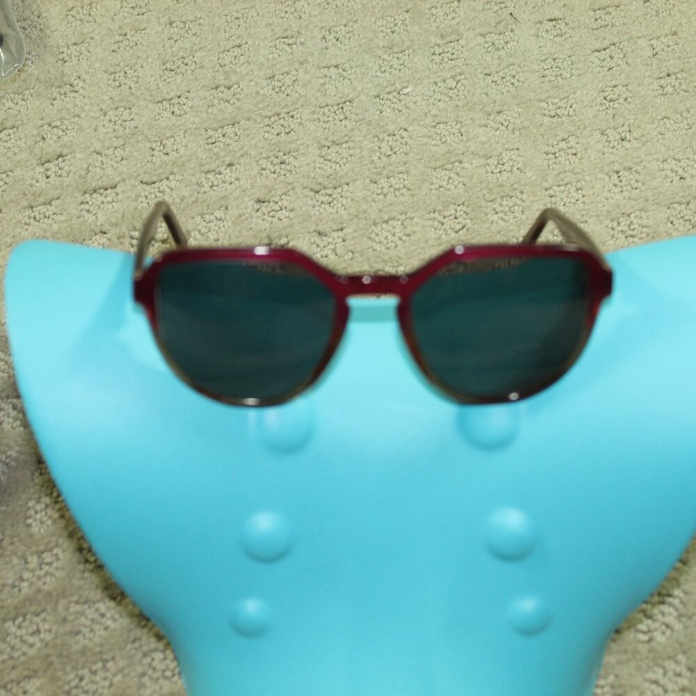 SEE by Chloe Maroon Geometric 5585 Sunglasses FRAMES ONLY  50   20  140